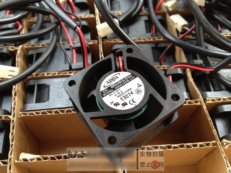 ADDA AD0412HB-C51 12V 0.15A 2wires Cooling Fan ADDA AD0412HB-C51 12V 0.15A 2wires Cooling Fan